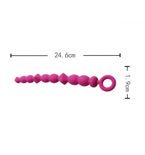 Chisa - Bendy Beads 后庭珠串 - 粉红色 照片