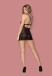 Obsessive - 854-CHE-1 襯裙和丁字褲 - 黑色 - L/XL 照片-6