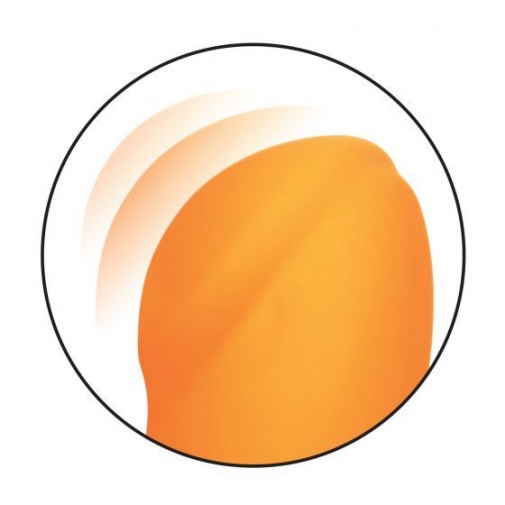 CEN - CalDream 刺激G點陰蒂格紋震動棒 - 橙色 照片