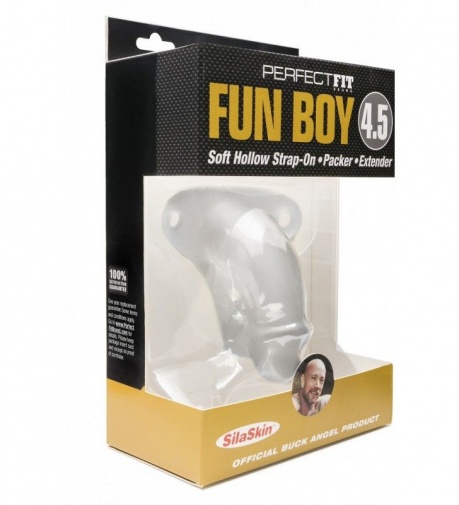 Perfect Fit - Fun Boy 空心穿戴式阴茎增大套 11.5cm - 透明 照片