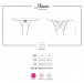 Obsessive - Miamor Crotchless Panties - Black - L/XL photo-12