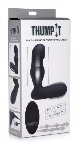 Thump It - 10X 捶击式前列腺按摩器 - 黑色 照片