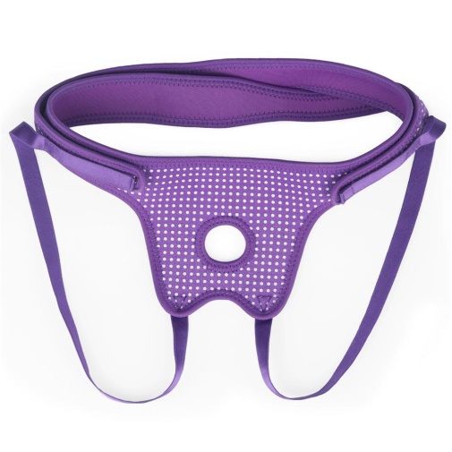 Lovetoy - Polka Dots Easy Strap-On Harness - Purple photo