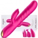 Erocome - Pavo Vibrator 波浪纹阴道阴蒂按摩捧 配3种阴蒂按摩头 - 粉红色 照片-9