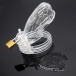 FAAK - Short Whale Chastity Cage - Clear photo-4