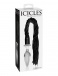 Icicles - 玻璃小马尾后庭按摩器49号 - 黑色 照片-4