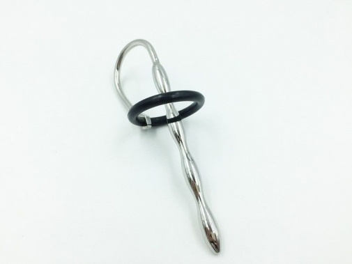 MT - Urethral Sound with Penis Ring 127mm photo