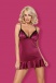 Obsessive - 845-CHE-5 Chemise & Thong - Pink - S/M photo-3