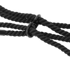 Darkness - Rope Handcuffs - Black photo