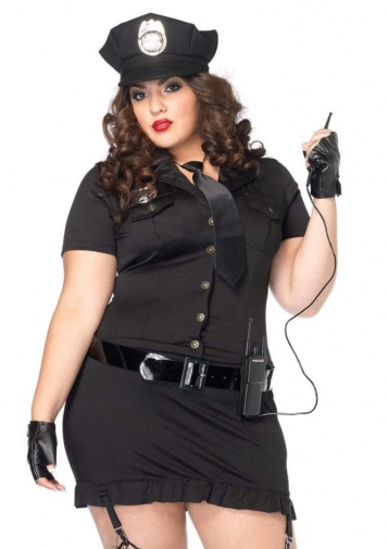 Leg Avenue - Dirty Cop Costume - Black - XL photo