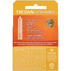 Trojan - Ultra Ribbed 3's Pack photo