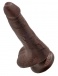 King Cock - 6'' Cock With Balls - Brown photo-3