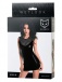 Glossy - Lulu 彈性纖維緊身裙 - 黑色 - L 照片-5