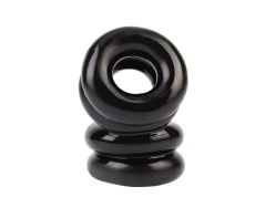 Chisa - Dual Chubby Support Ring - Black photo
