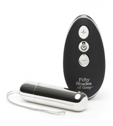 Fifty Shades of Grey - Relentless Remote Control Bullet - Silver/Black photo