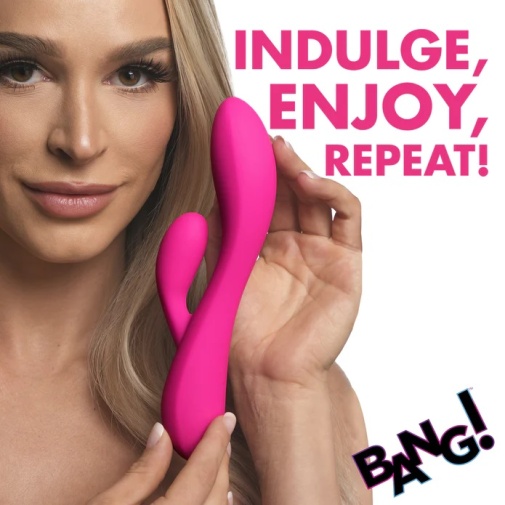 Bang! - 10X Flexible Rabbit Vibrator - Pink photo