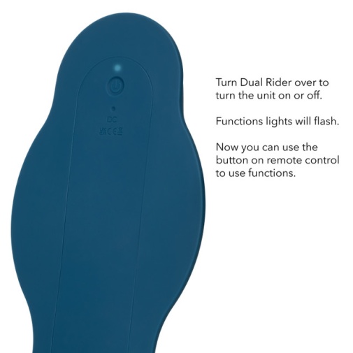 CEN - Dual Rider Bump & Grind Massager - Blue photo