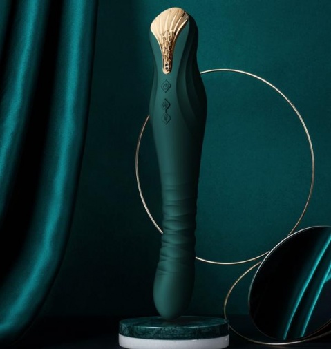 Zalo - King Vibrating Thruster - Turquoise Green photo