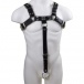 Mister B - Leather Chest Harness Extension Strap Saddle - Black photo-4