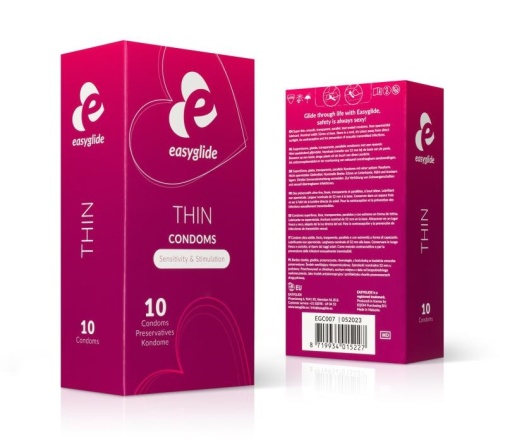 EasyGlide - Extra Thin Condoms 10's Pack 照片