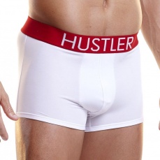 Hustler  - 标志弹性超细纤维 - 白色 - XL 照片