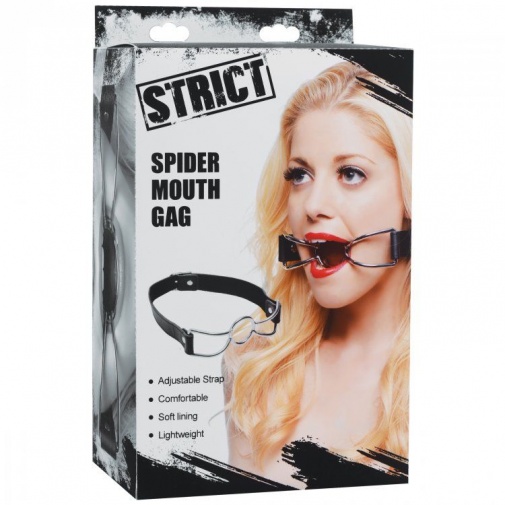 Strict - Spider Mouth Gag - Black photo