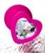 ToDo - Diamond Heart Anal Plug M - Pink photo-7