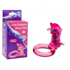 Aphrodisia - 可爱的海豚戒指风光 - 粉红色 照片
