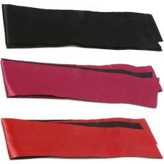 Toynary - SM41 柔滑緞面眼罩 - 黑色/紅色 照片