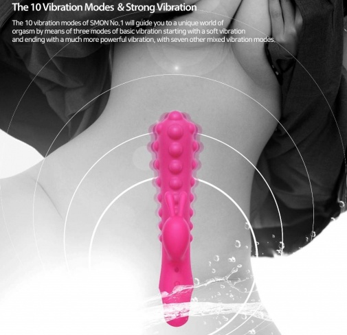 Kokos - Smon Rabbit Vibrator - Pink photo