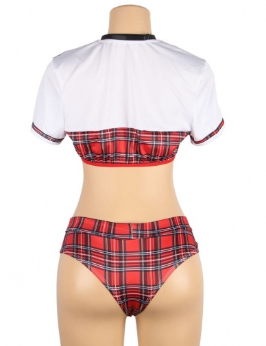 Ohyeah - Sexy Student Costume - Red - M photo