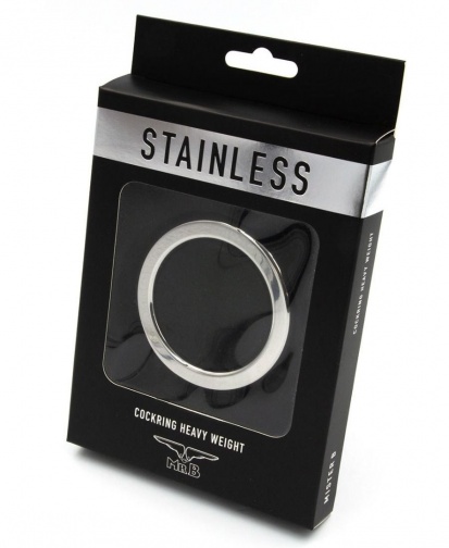 Mister B - Stainless Cockring Heavy 40mm - Silver photo