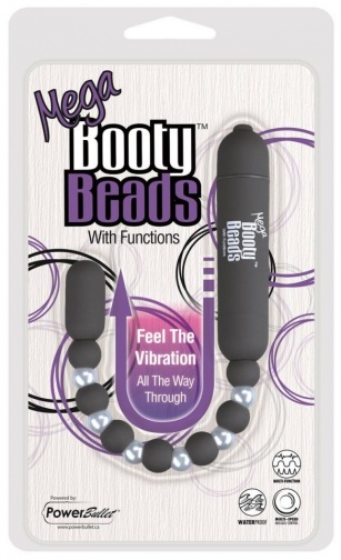 BMS - Mega Booty Beads With 7 Functions - Grey photo