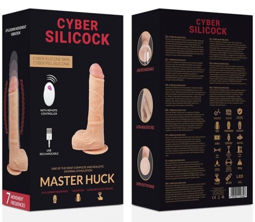 Cyber Silicock - Master Huck 伸缩震动仿真阳具 照片