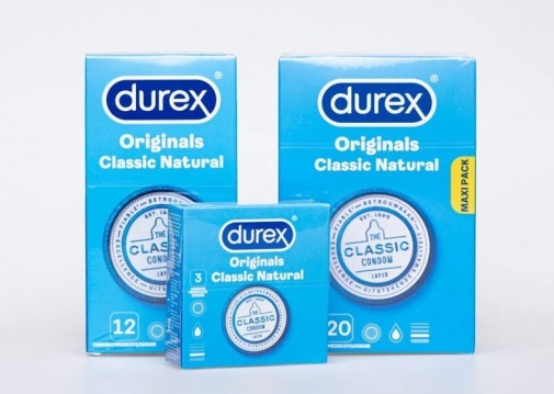 Durex - Classic Natural Condoms 20's Pack photo