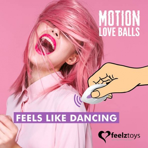 Feelztoys - Remote Controlled Motion Love Balls Twisty photo