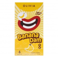 Olivia - Banana Scent Dental Dam 6's Pack photo
