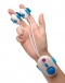 Massera - Dobla 雙重手指震動器 - 藍色 照片-2