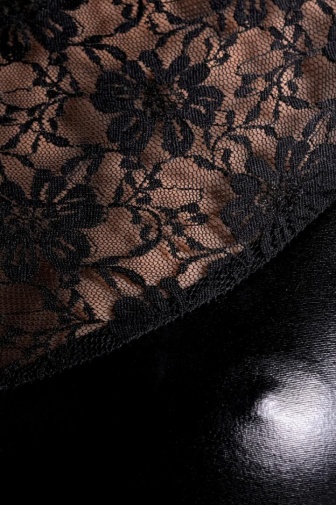 Glossy - Lulu 彈性纖維緊身裙 - 黑色 - M 照片