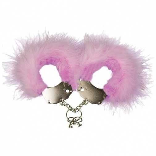 Adrien Lastic - Menottes Metal Feather Cuffs - Pink photo