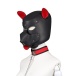 MT - 帶皮帶的面罩 - 紅色/黑色 照片-5