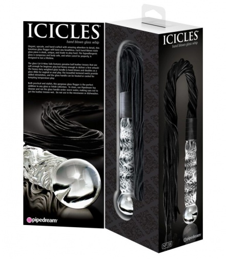 Icicles - 玻璃彷皮鞭38號 - 黑色 照片