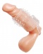 Size Matters - Vibrating Textured Erection Sleeve - Clear photo-3