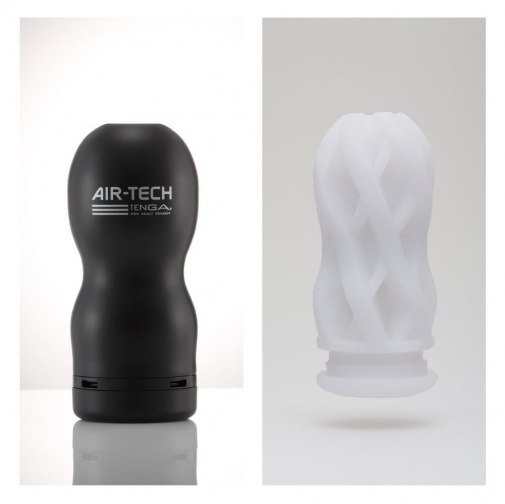 Tenga - Air-Tech 重複使用型真空杯 刺激型 - 黑色 照片