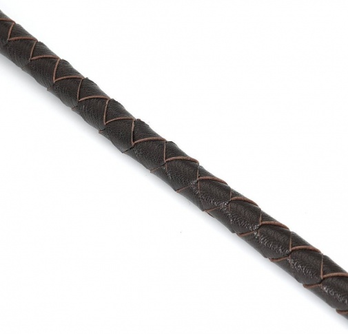 Liebe Seele - Leather Handcrafted Whip - Brown photo