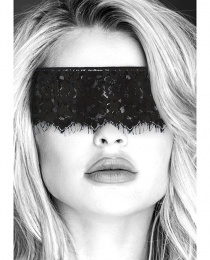 Shots - Ouch 蕾絲眼罩 - 黑色 照片