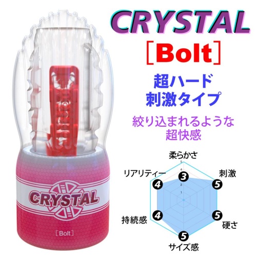 Crystal - 螺栓型飞机杯 - 粉红色  照片