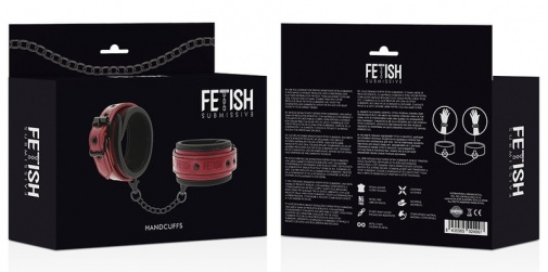 Fetish Submissive - Dark Room Handcuffs - Red photo