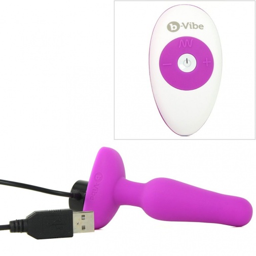 B-Vibe - 入门后庭塞 - 紫红色 照片