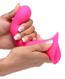 Squeeze-It - 波浪形假阳具 - 粉红色 照片